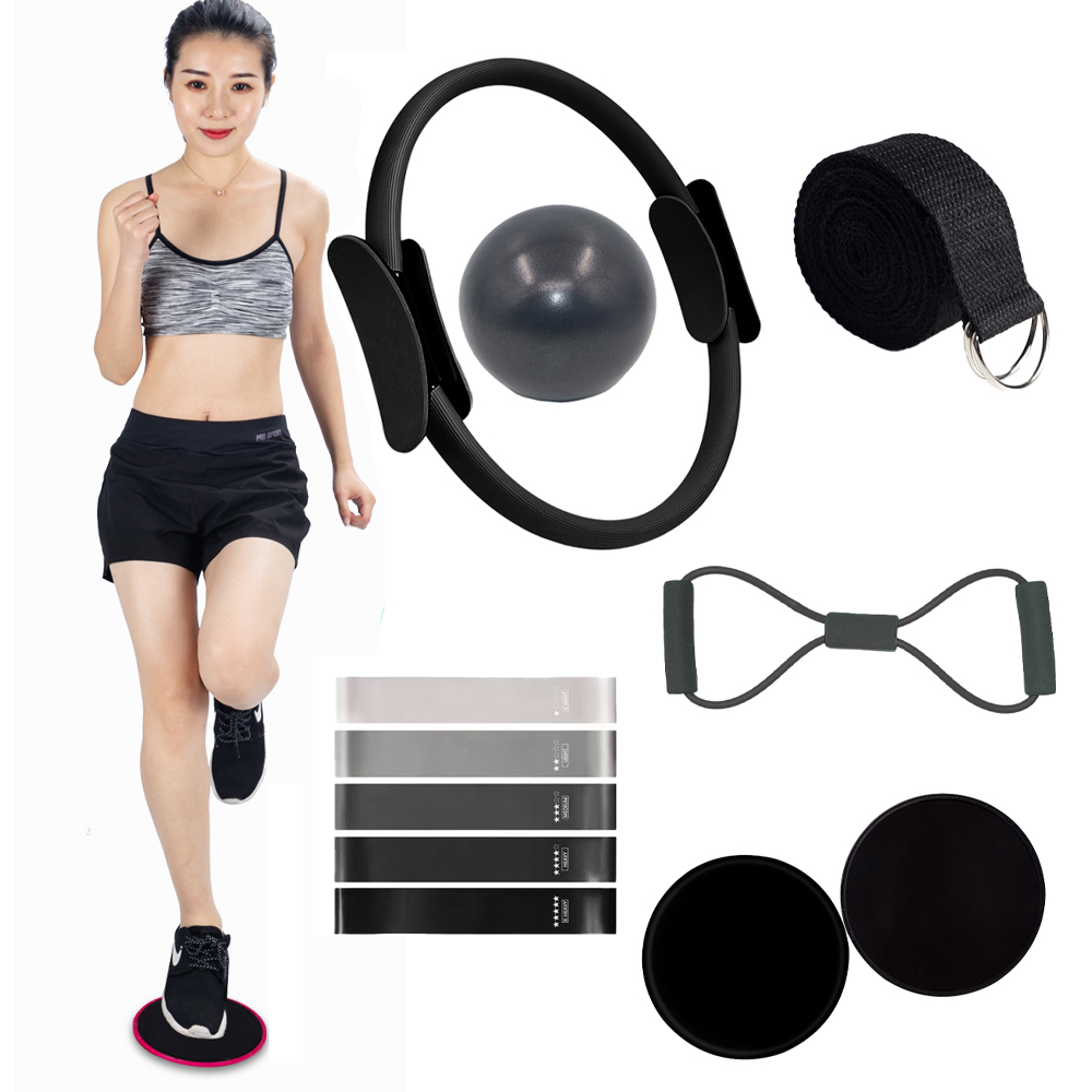 Pilates Ball Mini - 11Pcs Equipment Set Pilates Workout Accessories