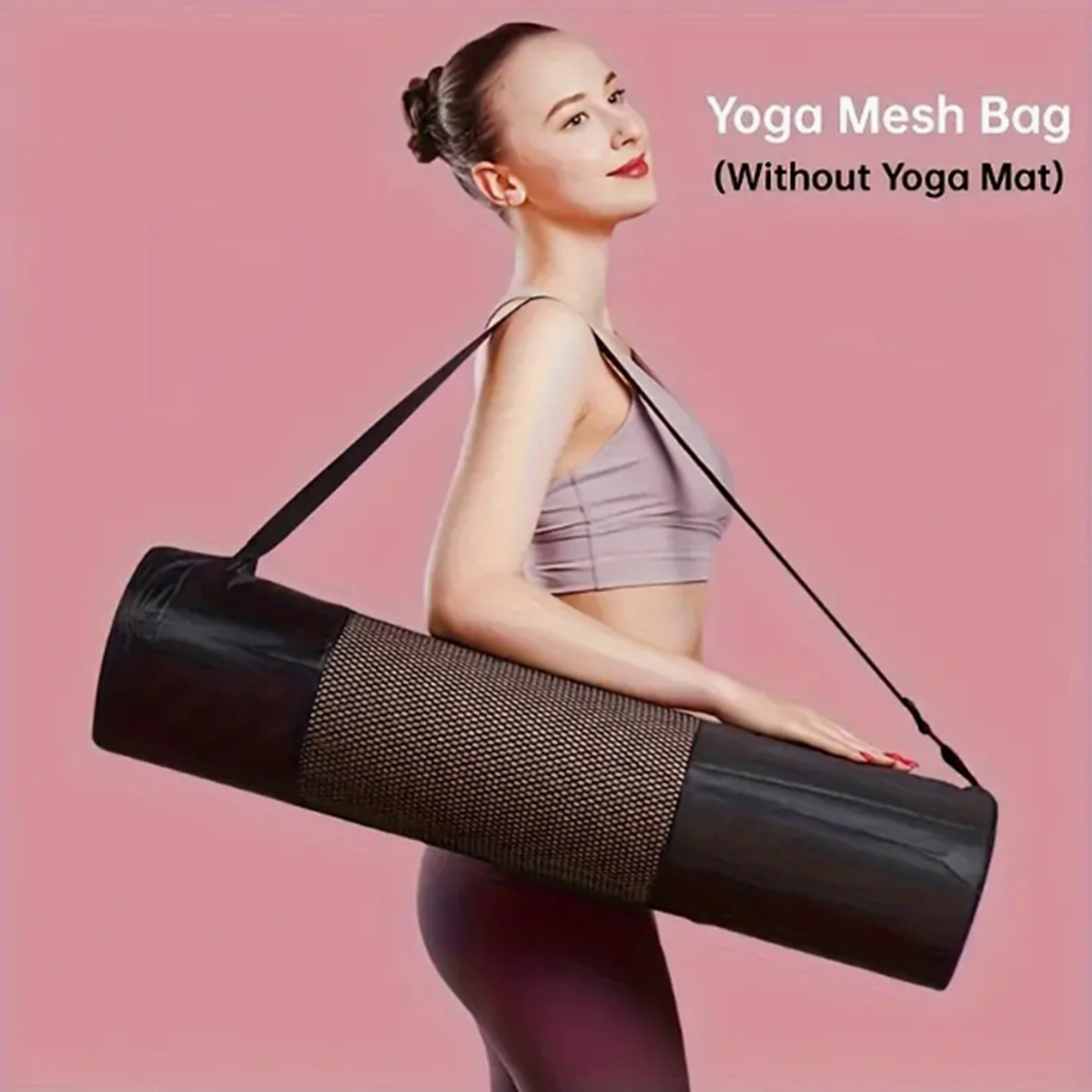 Pilates Yoga Fitness - 1 Breathable Yoga Mat Storage Mesh