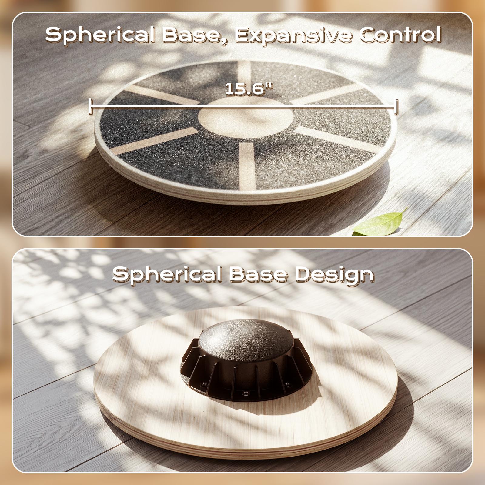 Non-Slip Wooden Balance Board  - огляд і ціна Pilates Yoga Gifts