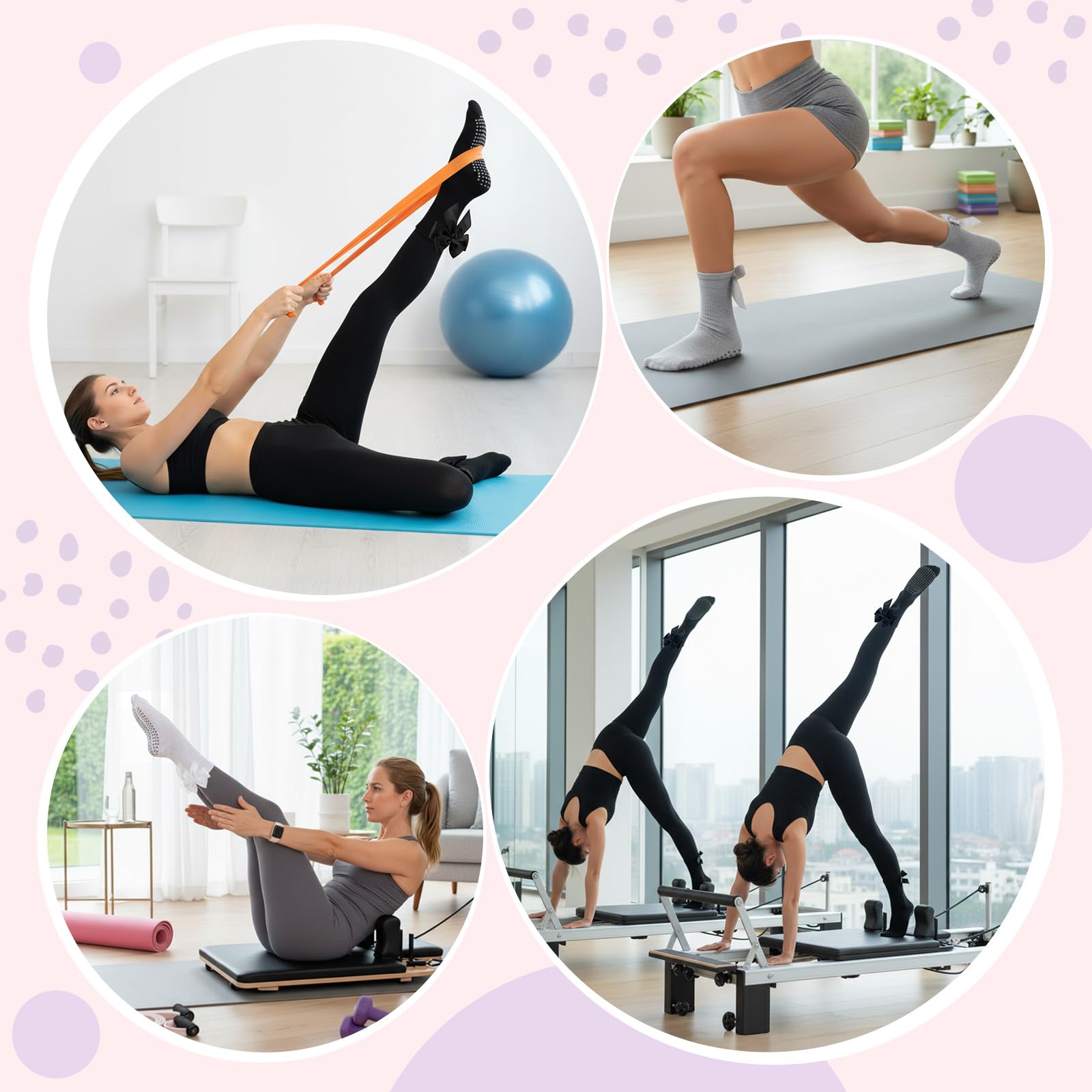 3 Pairs of Women's Non-Slip Pi - огляд і ціна Pilates Yoga Gifts