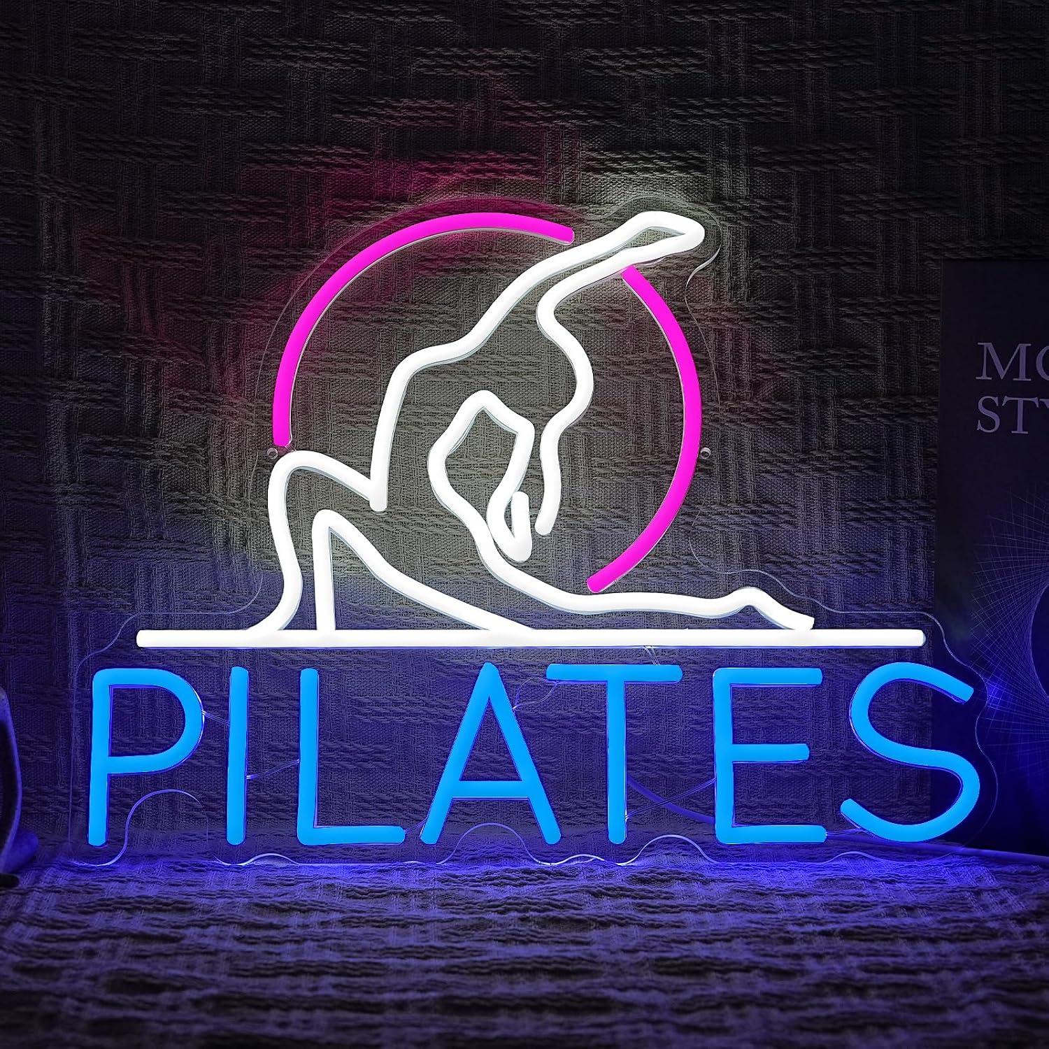 Yoga Pilates Neon Sign Dimmabl - огляд і ціна Pilates Yoga Gifts