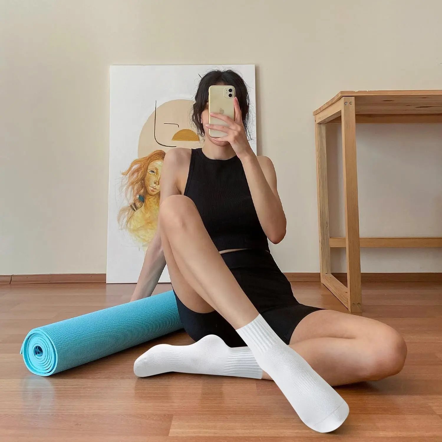 4 pairs of women's yoga socks, - огляд і ціна Pilates Yoga &A