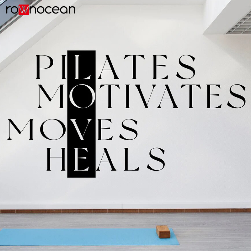 Pilates quotes Wall Sticker Yo - огляд і ціна Pilates Yoga Quotes