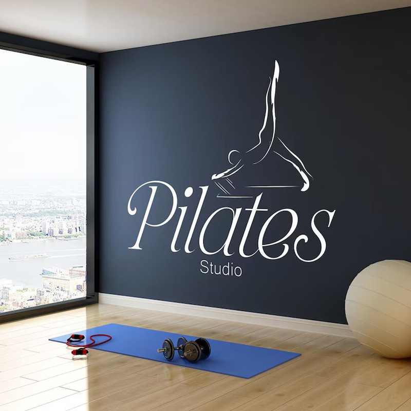 Pilates Studio Sticker Wall De - огляд і ціна Pilates Yoga Quotes