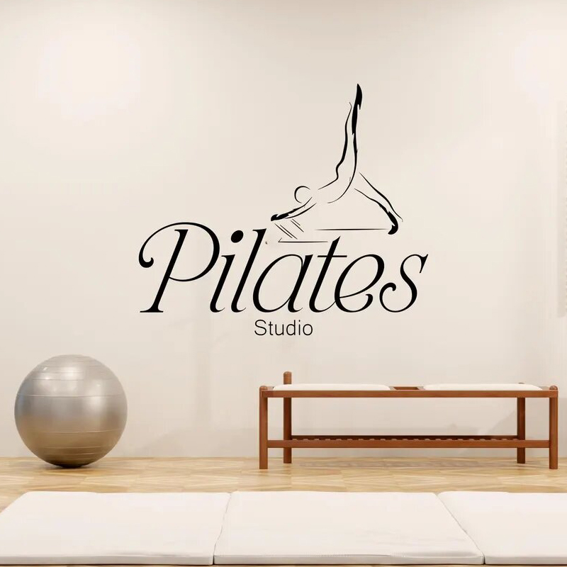 Pilates Studio Sticker Wall De - огляд і ціна Pilates Yoga Quotes