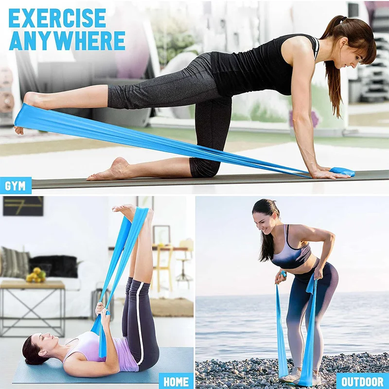 Elastic Yoga Fitness Bands Yog - огляд і ціна Pilates Yoga Core